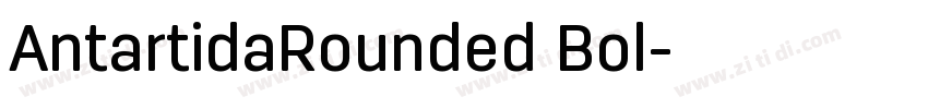 AntartidaRounded Bol字体转换